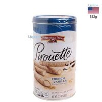 Pepperidge Farm Pirouette Bánh Quế Cuộn Pháp với Kem Vani