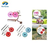Perfeclan 2x Bánh Xe Tập Luyện Trẻ Em Bánh Xe Tập Luyện Cho 12 14 16 18 20inch Trẻ Em Xe Đạp Đi Bánh Xe Phụ Trợ