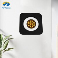 Perfeclan Dart Board Thiết kế nối vòm Vòng bảo vệ Mặt sau Nhẹ Hạng nặng 17,7 inch Vỏ đen EVA Mục tiêu Ban vòm