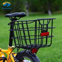 Perfeclan Giỏ đựng đồ phía sau Xe đạp Pannier Hộp đựng hàng hóa cho xe đạp gấp