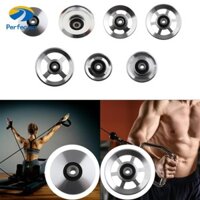 Perfeclan Thể Dục Vòng Bi Ròng Rọc Bánh Xe Tập Thể Dục Sức Mạnh Tắt Tiếng Hợp Kim Nhôm