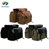 Perfeclan Xe Đạp Đôi Pannier Túi Yên Xe Ngoài Trời Túi Lớn Dung Tích 30-40L Túi Đựng Cho Xe Máy