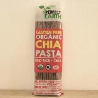 PERFECT EARTH (gói ĐỎ 225g) BÚN GẠO LỨT ĐỎ VÀ HẠT CHIA HỮU CƠ Gluten Free Organic Red Rice + Chia Pasta