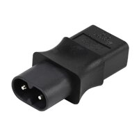 Perfect IEC 320 C8 2 Pin Male Plug To C9 Female Adapter Converter  6A  250V