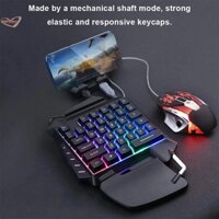 [perference] Bàn Phím Cơ gaming Một Tay Cầm rgb mini Có Đèn Nền [Mới]
