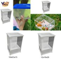 Perfk Bò Sát Nhân Tạo Hộp Thằn Lằn Môi Trường Sống Lồng Acrylic Thiết Thực Bò Sát Hộp Ăn Bọ Cạp Nhân Tạo Cho Bò Sát Rắn Lụa Giun