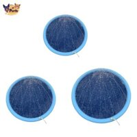 Perfk Chó Bể Bơi Miếng Lót Chó Rắc Chơi Thảm Tròn Dày Chống Trơn Trượt Chó Con Rắc Miếng Lót Cho Bãi Biển Sân Vườn Bên Ngoài
