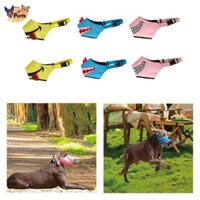 Perfk Chó Mõm Hoạt Hình Chống Nylon Thú Cưng Mõm Cho Chó Nhỏ Vừa Lớn