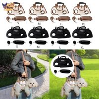 Perfk Dog Harness Miếng đệm có thể tháo rời Đa năng di động với túi điều trị Túi đeo vai để du lịch ngoài trời