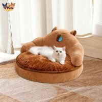 Perfk Dog Sofa Pet Lazy Sofa dành cho chó nhỏ vừa Mèo, Dễ lau chùi, Cotton PP,