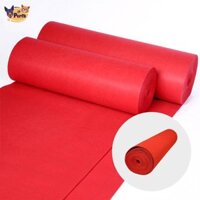 Perfk Thảm Đỏ Aisle Runner Thảm Cưới Dễ Dàng Sử Dụng 5M Thiết Thực Rộng 1 Mét Cho Sự Kiện Kỷ Niệm Ngày Lễ Trang Trí Triển Lãm