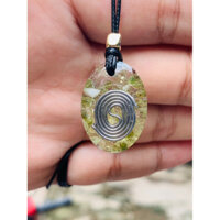Peridot Orgone neckIace - vòng cổ phong thuỷ Orgone đá Peridot