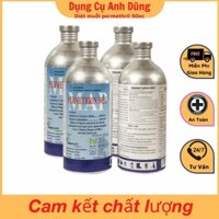 PERMETHRIN 50EC Chai Nhôm 1 lít - Diệt Sạch Ruồi Muỗi Kiến Gián