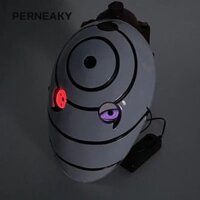 Perneaky Phát Sáng Naruto, Tobi Nhập Vai Sharingan Face Cover, 2025 Sasuke Obito Full Face Cosplay Trắng Quà Tặng