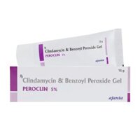 Peroclin 5% Clindamycin & Benzoyl Peroxide Gel 15g – Gel trị mụn
