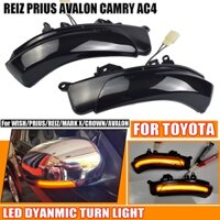 Perodua MYVI 12-17 / AXIA / BEZZA / WISH / PRIUS / MARK X Redant Side Mirror LED Turn Signal Running Light SMOKE Cân rồng