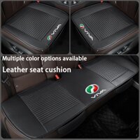 Perodua Viva Car Đệm ghế mới Bộ ba mảnh da đục lỗ, đệm ghế da PU đa năng tất cả các mùa
