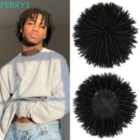 Perry Dreadlock Tóc Topper Tóc Giả, Móc Bím Kẹp Trong Locs Bện Tóc Giả, Bện Nửa Tóc Giả Afro Tóc Giả Đóng Cửa Mềm Tóc Giả Ngắn Dreads Dành Cho Nam Nữ