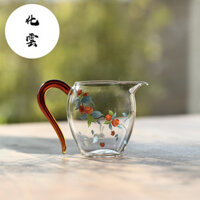 Persimmon Ruyi Caotang Fair Cup Cao Cấp Thủy Tinh Chịu Nhiệt Hộp Đựng Trà Kung Fu Trà Seahawk Miệng Even Cup [A204-03]