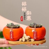 Persimmon Ruyi Trang Trí Phòng Khách Những Điều Tốt Đẹp Đậu Phộng Tân Gia Niềm Vui Trang Trí Lối Vào Máy Tính Để Bàn Trang Trí Nơi Ở Mới Quà Tặng WKIG