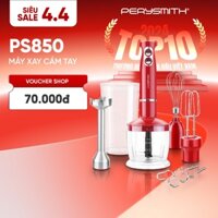 PerySmith PS850 Máy Xay Đa Năng 5in1 Công Suất Lớn Xay Sinh Tố Đánh Trứng Xay Thịt Cá Dễ Vệ Sinh