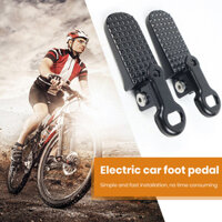 Pet 2 Chiếc Xe Đạp Bàn Đạp Phía Sau Mini Gấp Xe Đạp Chốt Hợp Kim Nhôm Chống Trơn Trượt Xe Đạp Chân Phát Hành Nhanh Đĩa Chân Bàn Đạp Cho Xe Đạp Điện