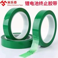PET chấm dứt băng xanh lithium-ion cao nhiệt độ băng dính để chấm dứt phần cố định của vật liệu cách nhiệt lõi và tốt không thấm nước dịch vụ dán bảng mạch PCB board mạ sơn mặt nạ băng