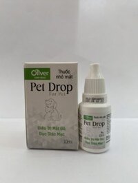 PET DROP dung dịch thuốc nhỏ mắt cho chó mèo Oliver – Chai 10ml