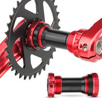 Pete BB52 Giá đỡ đáy xe đạp Độ cứng cao Chống gỉ Tough M68 Trục chuyển động trung tâm năm chiều 68 / 73mm cho Shimano / cho Haoming / cho IXF