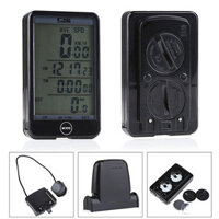 Pete MTB Xe Đạp Xe Đạp Đi Xe Đạp Máy Tính Đồng Hồ Đo Màn Hình LCD Đèn Nền Đồng Hồ Tốc Độ Phân Tán