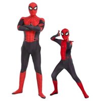 Peter Parker Người Lớn Trẻ Em Người Nhện Xa Nhà Cos Người Nhện Trang Phục Người Nhện Body