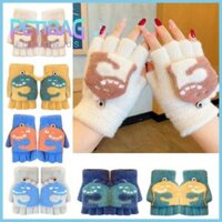 PETIBAG Chống lạnh Găng tay thu đông Hoạt hình Dày Găng tay gập ngón tay cho trẻ em Găng tay đi xe trượt tuyết Làm Ấm Tay Găng tay ấm Bé trai bé gái