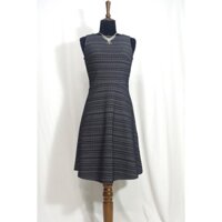 Petite Jacquard Fit and Flare Dress by BANANA REPUBLIC