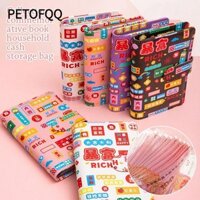 Petofq 100 Phong Bì Tiết Kiệm Tiền Challeng, Làm Giàu Qua Đêm Tiết Kiệm Tiền Mini Chất Kết Dính Tiết Kiệm Thử Thách, Công Suất Lớn Vui Nhộn Chống Thấm Nước Tiết Kiệm Dễ Thương Tờ Thử Thách Cặp Đôi