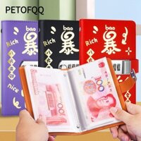 PETOFQQ Petofqq 100 Phong Bì Tiết Kiệm Tiền Challeng, Làm Giàu Qua Đêm Tiết Kiệm Tiền Mini Chất Kết Dính Tiết Kiệm Thử Thách, Chống Thấm Nước Có Thể Tái Sử Dụng Tiết Kiệm Dung Tích Lớn Tờ Thử Thách Người Yêu