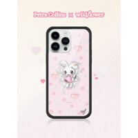 Petra Collins X Wildflower Tên chung WF Vỏ điện thoại cho iPhone 15 14 13 12 Pro Max Silicone cứng Chống rơi Ốp lưng chống sốc cho iPhone 14 15 Plus