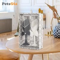 Petsola 2x Cưới Champagne Bộ Thủy Tinh Nướng Sáo Cốc Kỷ Niệm Đám Cưới