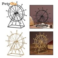 Petsola Bàn Bánh Xe Mô Hình Kiến Trúc Tượng Cho Kệ Sách Nhà Hàng Trang Trí Bàn