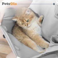 Petsola Cat Holder Tạp dề treo Túi ngực để làm sạch Di động thoáng khí Túi ngủ mèo con đa năng Du lịch