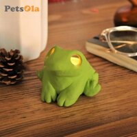 Petsola Ếch Trà Đèn Nến Để Bàn Trang Trí Tác Phẩm Nghệ Thuật Thu Thập Nhựa Ếch Tượng Cho Phòng Ngủ Phòng Cưới Tủ Lò Sưởi