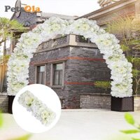 Petsola Hàng hoa nhân tạo DIY Arch Flower Row Sắp xếp đám cưới cho trang trí vòm trạm