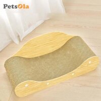 Petsola Mèo Scratcher Giường Mèo Trầy Xước Ban Giấy Sóng Mèo Con Trầy Xước Miếng Lót Thú Cưng Ngủ Giường Phòng Chờ Ghế Chơi Kitty Bảo Vệ Nội Thất