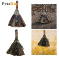 Petsola Phù Thủy Treo Nhánh Handmade Wicca Cho Tường Halloween Ký Hiệu Trong Nhà Ngoài Trời