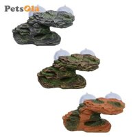 Petsola Rùa Leo Bước Đơ Trang Trí Bể Cá Đá Rùa Dock Nghỉ ngơi Sân thượng cho Động Vật lưỡng cư Ếch Bò sát