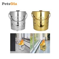 Petsola Xô Kho Báu Bát Truyền Thống Có Nắp Và Tay Cầm Xô Lò Sưởi Hộ Gia Đình Đốt Có Thể Cho Sân Vườn Ngoài Trời