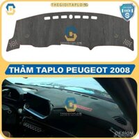 [Peugeot 2008] Thảm taplo ô tô da cacbon,da vân gỗ,và tuyết nhung 3 lớp dày 1cm chống nắng cao cấp mới nhất