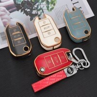 Peugeot Xe Chìa Khóa Dành Cho Xe Đạp Peugeot 208 3008 308 508 408 2008 307 4008 Dành Cho Xe Citroen C4 C3 C6 CAC TPU Peugeot Chìa Khóa Vỏ Fob Phụ Kiện
