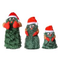 Pf * Búp bê hát Giáng sinh Nhảy múa Cây thông Noel bập bênh xung quanh cây thông Noel