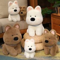 Pf * Đồ chơi nhồi bông cho chó cao nguyên mềm thân thiện với trẻ em để chơi tưởng tượng