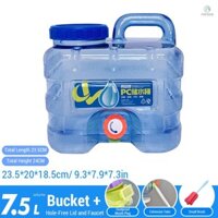 [Pf Hot] Xô đựng nước cắm trại Bình đựng nước dung tích lớn có vòi